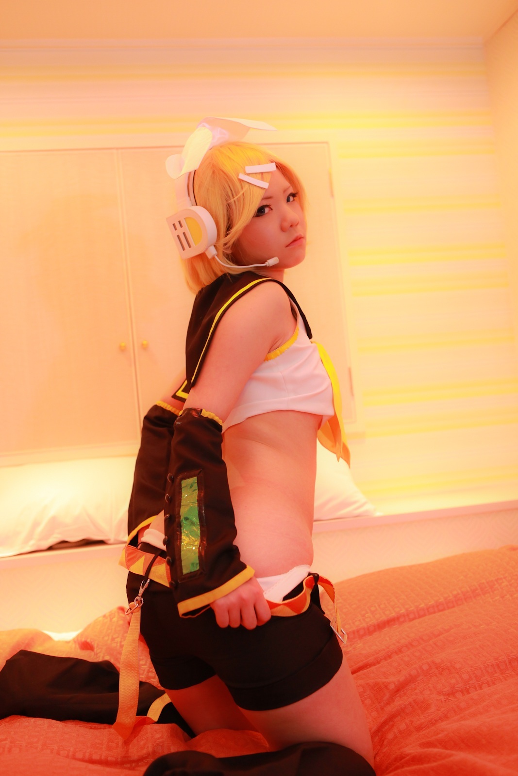 [Cosplay]  Vocaloid - Hot Kagamine Rin Naked